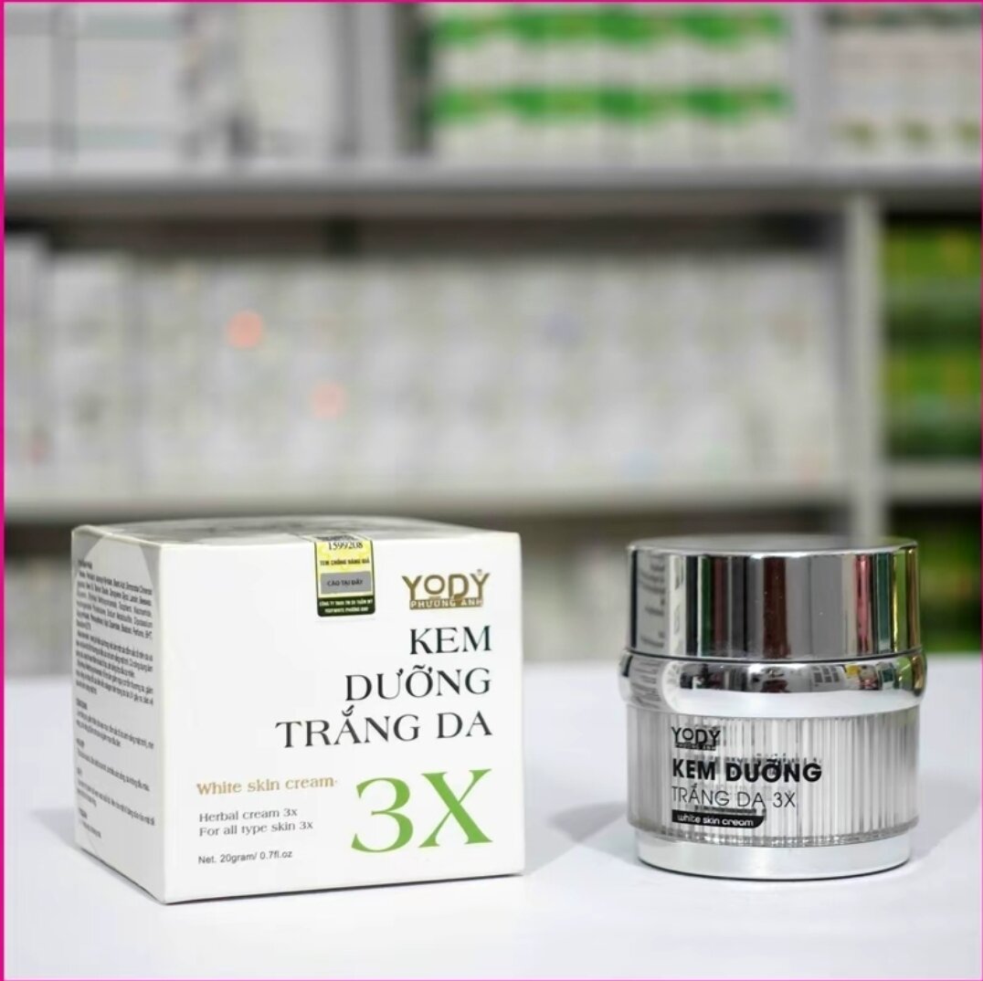 Kem 3X Phương Anh dưỡng trắng da chống nắng, ngừa mụn sáng da