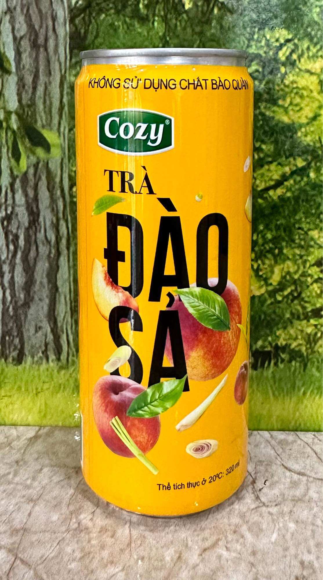 1 thùng Trà Đào Sả Cozy /24 Lon *320ml