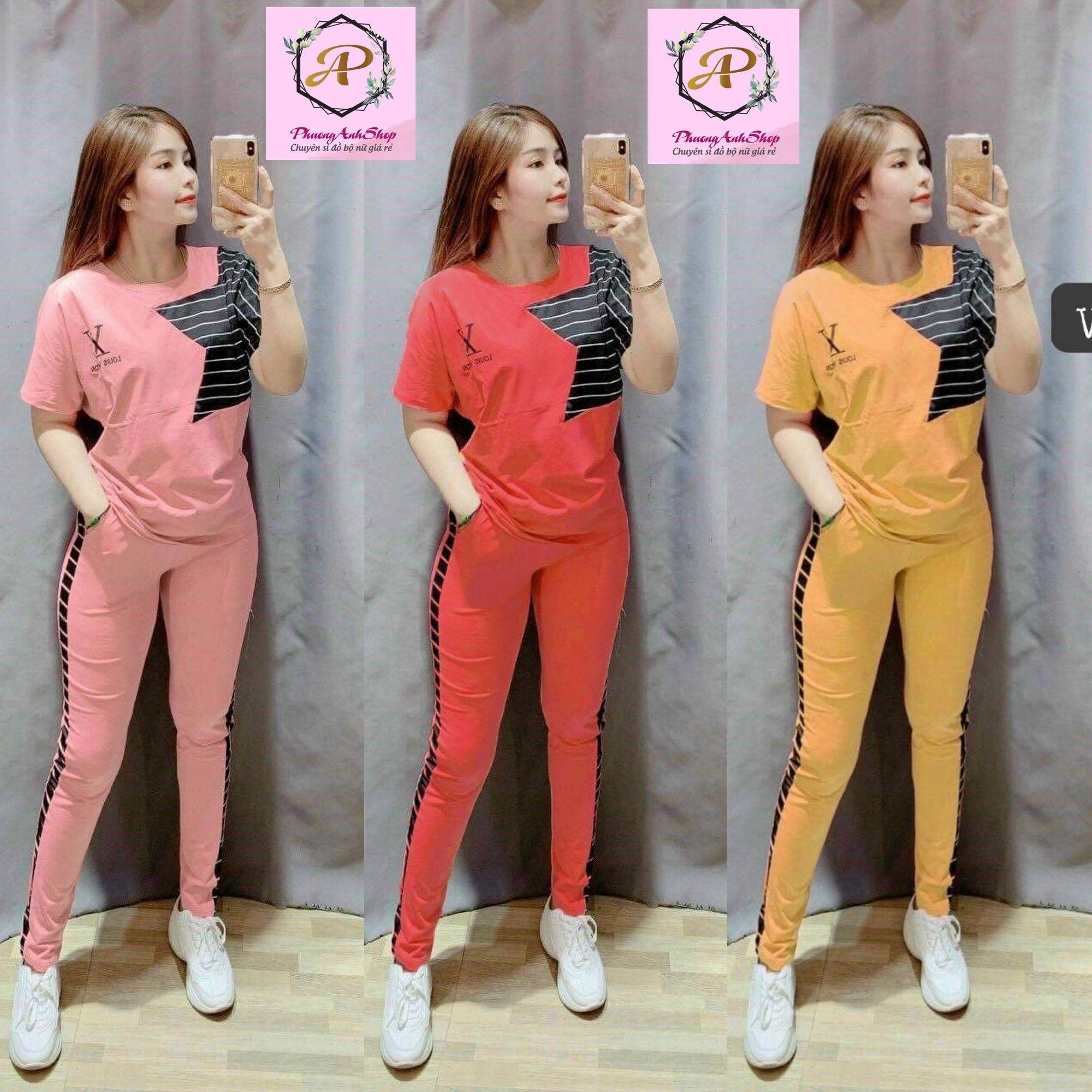 set đồ bộ đi chơi thêu ngôi sao cao cấp (có size từ 45kg-67kg)