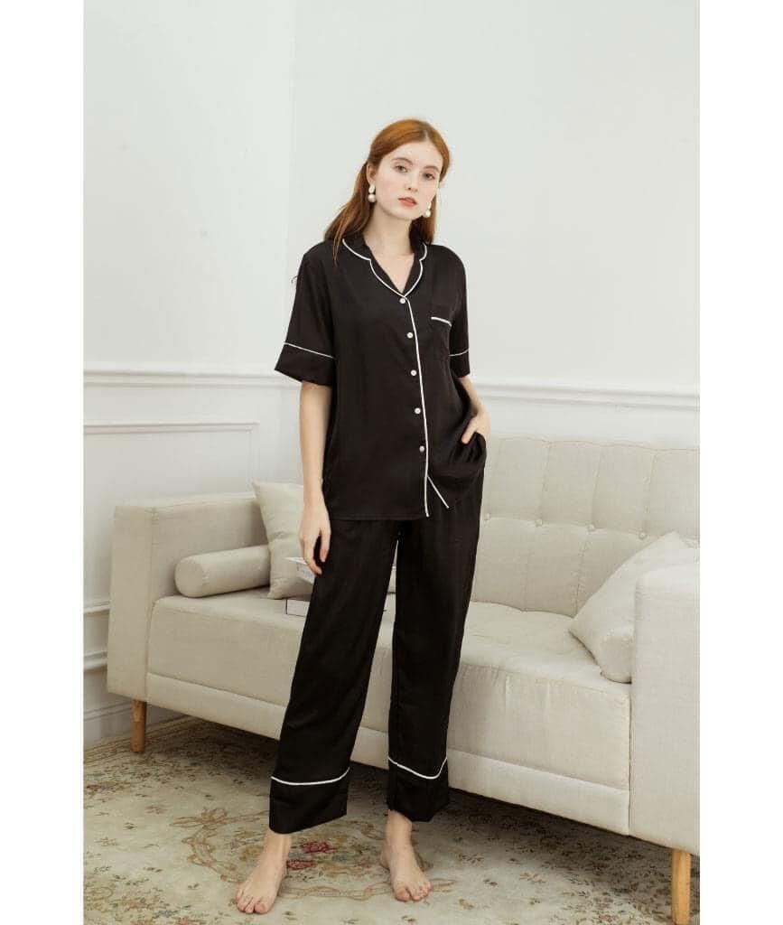PIJAMA CALLIA LỤA GẤM CAO CẤP
