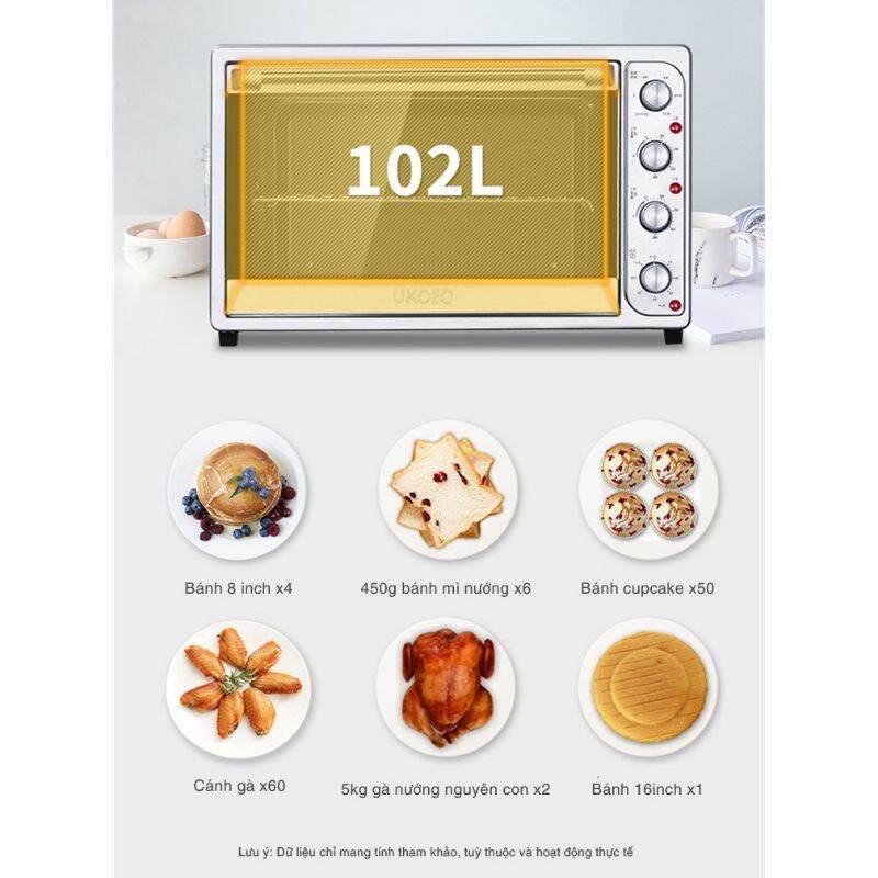 Lò nướng Ukoeo 102L (sẵn hàng)