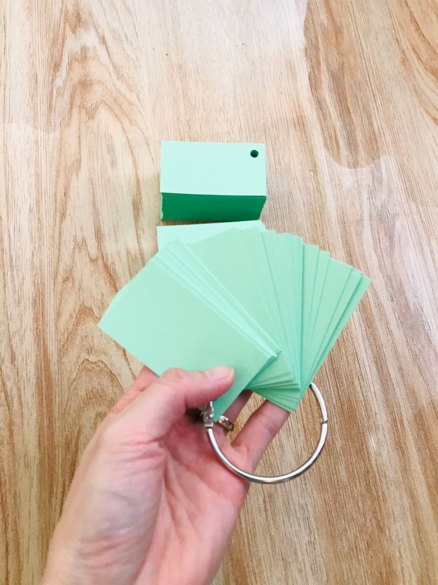 100 thẻ Flashcard trắng học ngoại ngữ