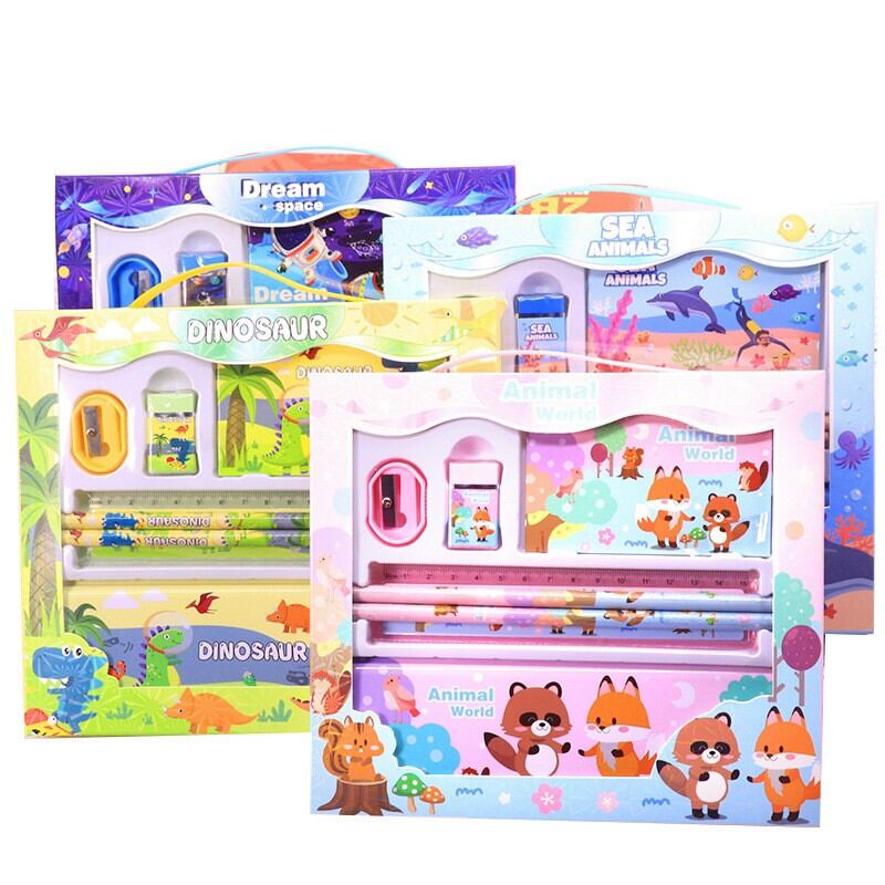 Sét bộ đồ dùng học tập 7 món siêu cute