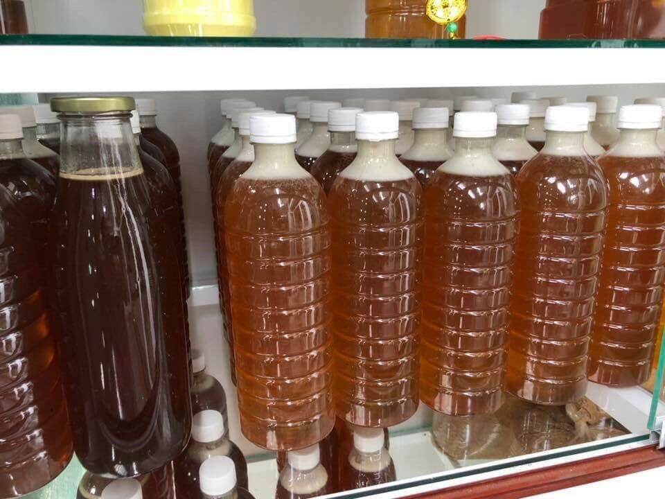 Mật ong hoa nhãn ,mật nguyên chất đà lạt,lâm đồng.1l