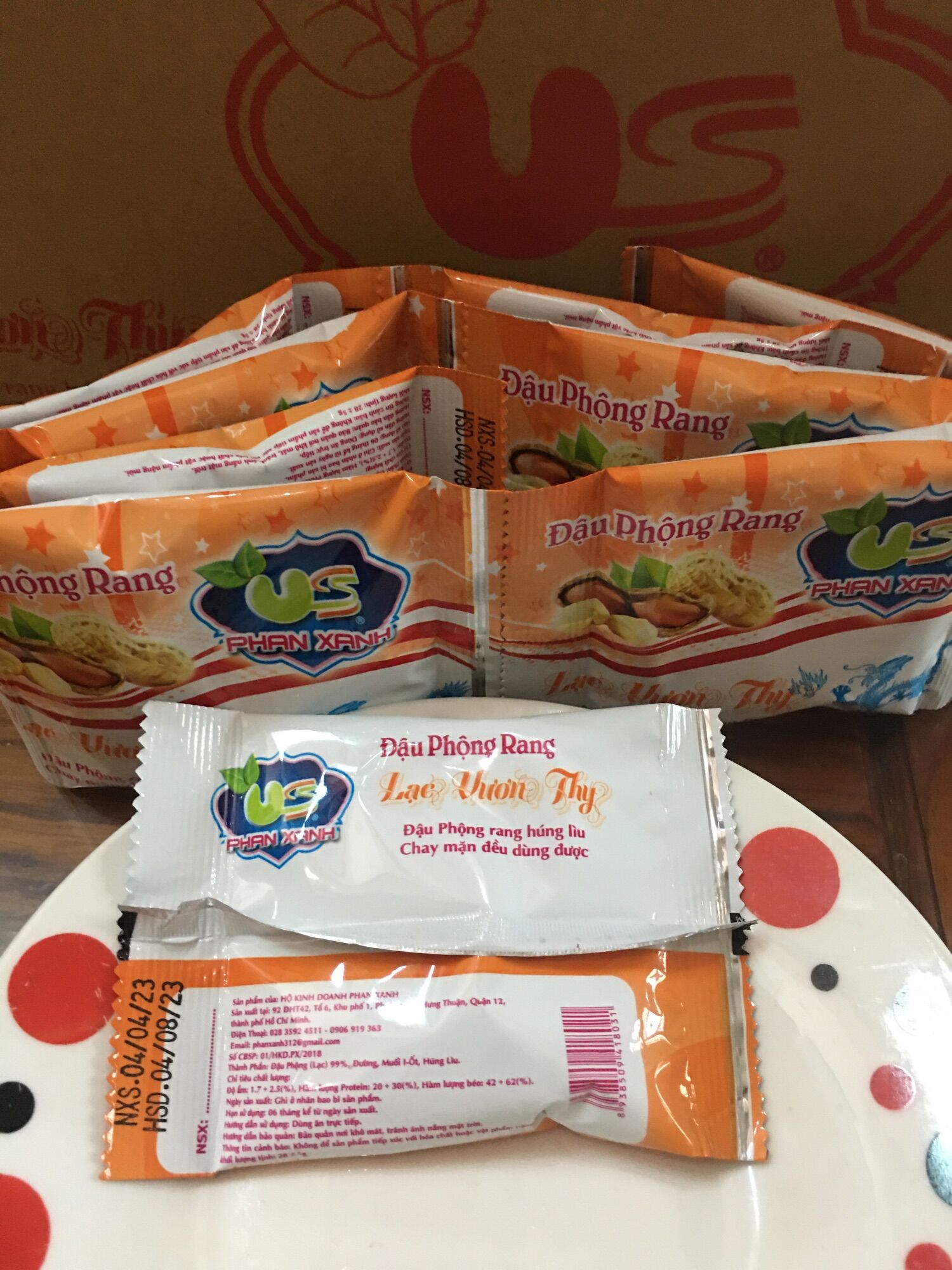 Đậu phộng rang húng lìu Lạc Vươn Thy