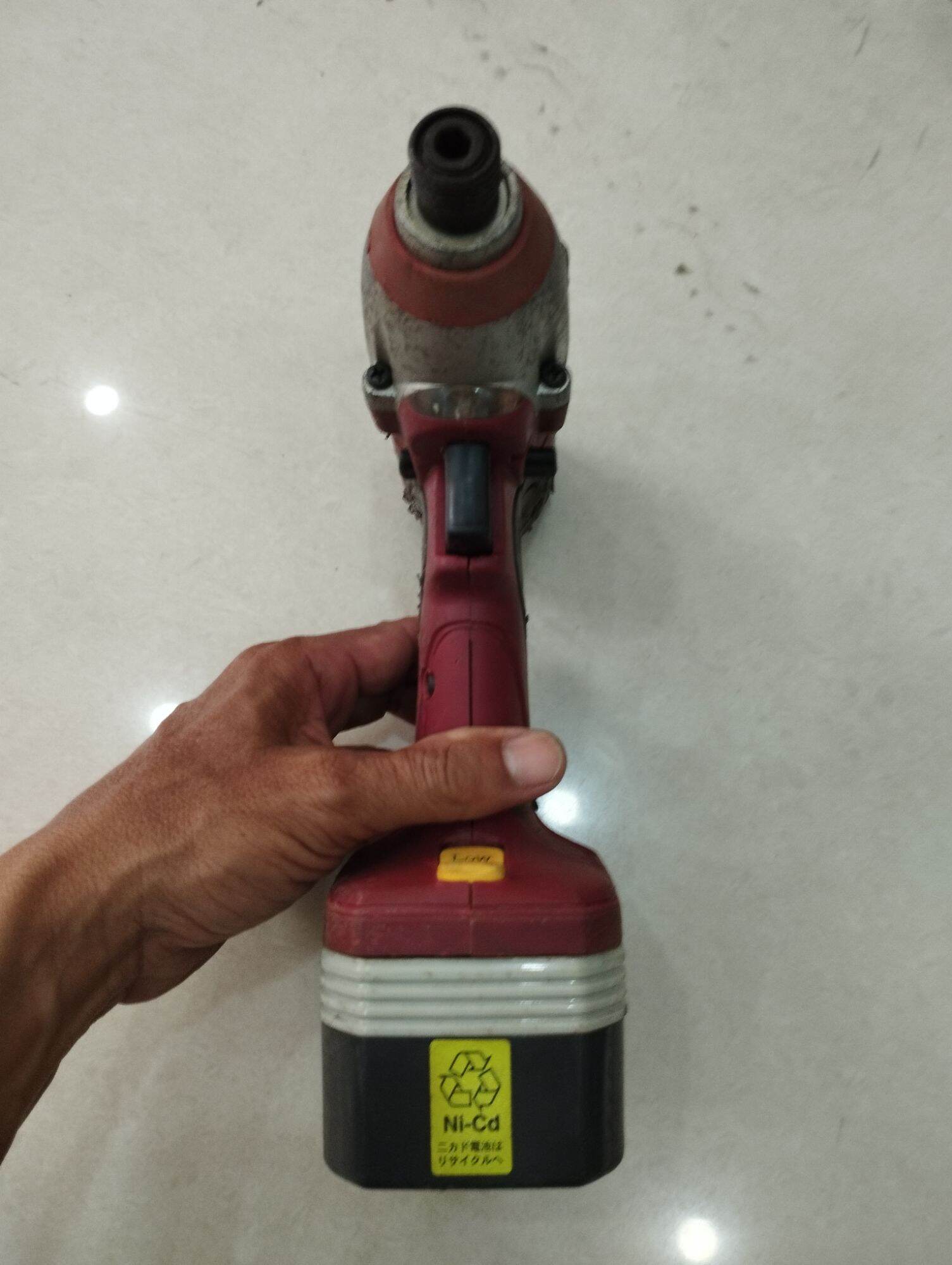 Thân máy & vỏ pin máy khoan bắn vít ryobi bid-1225 12v nhật bãi