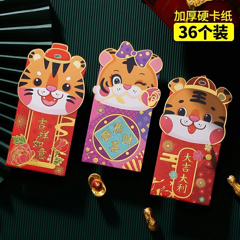 Lì Xì 2022 Con Hổ Siêu Cute Đẹp Độc Lạ