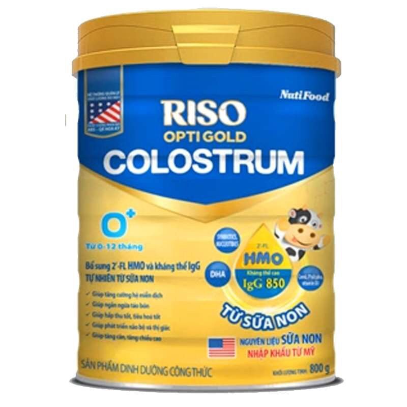 Sữa Non Riso Colostrum 0+ 800g - Cho Bé Từ 0-12 tháng Tuổi