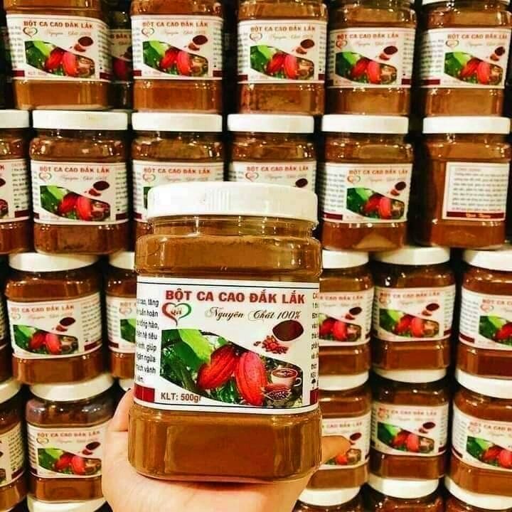Bột ca cao nguyên chất không đường Daklak 500g
