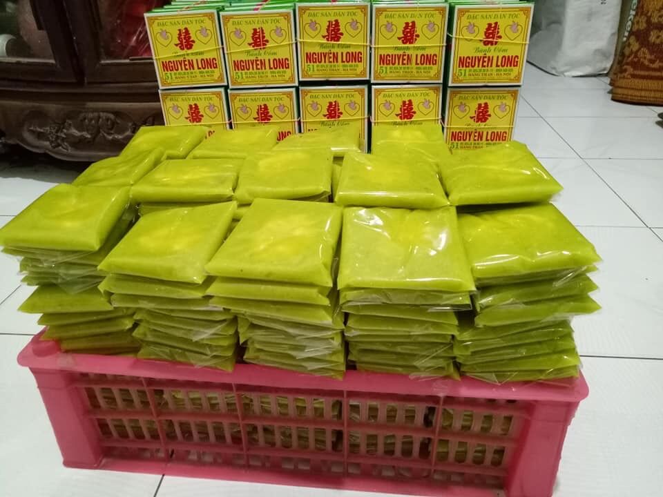 Bánh Cốm Hàng Than   . Đặc Sản Hà Nội (10 cái ) . Lưu ý chỉ ship khu vực phía bắc