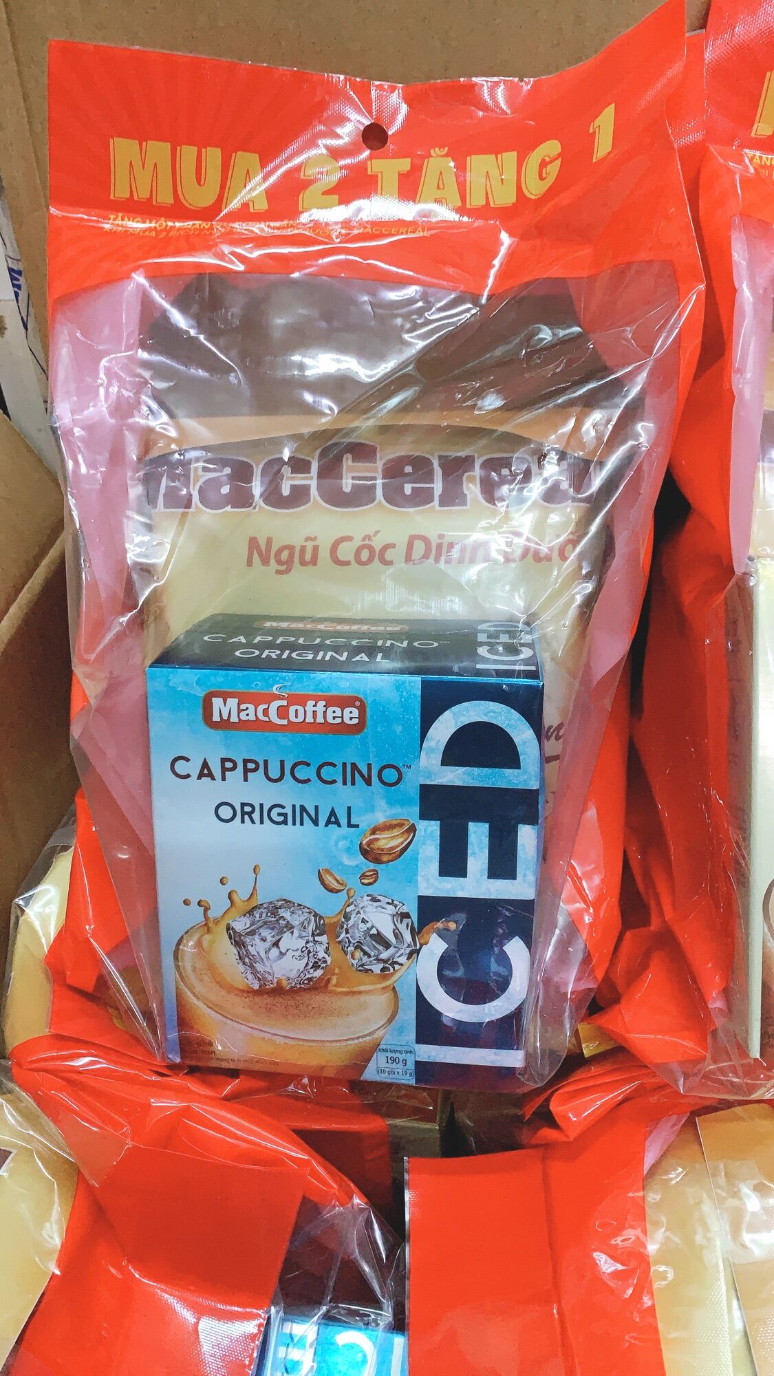 Combo 2 gói ngũ cốc dinh dưỡng bs canxi Maccereal 560g
