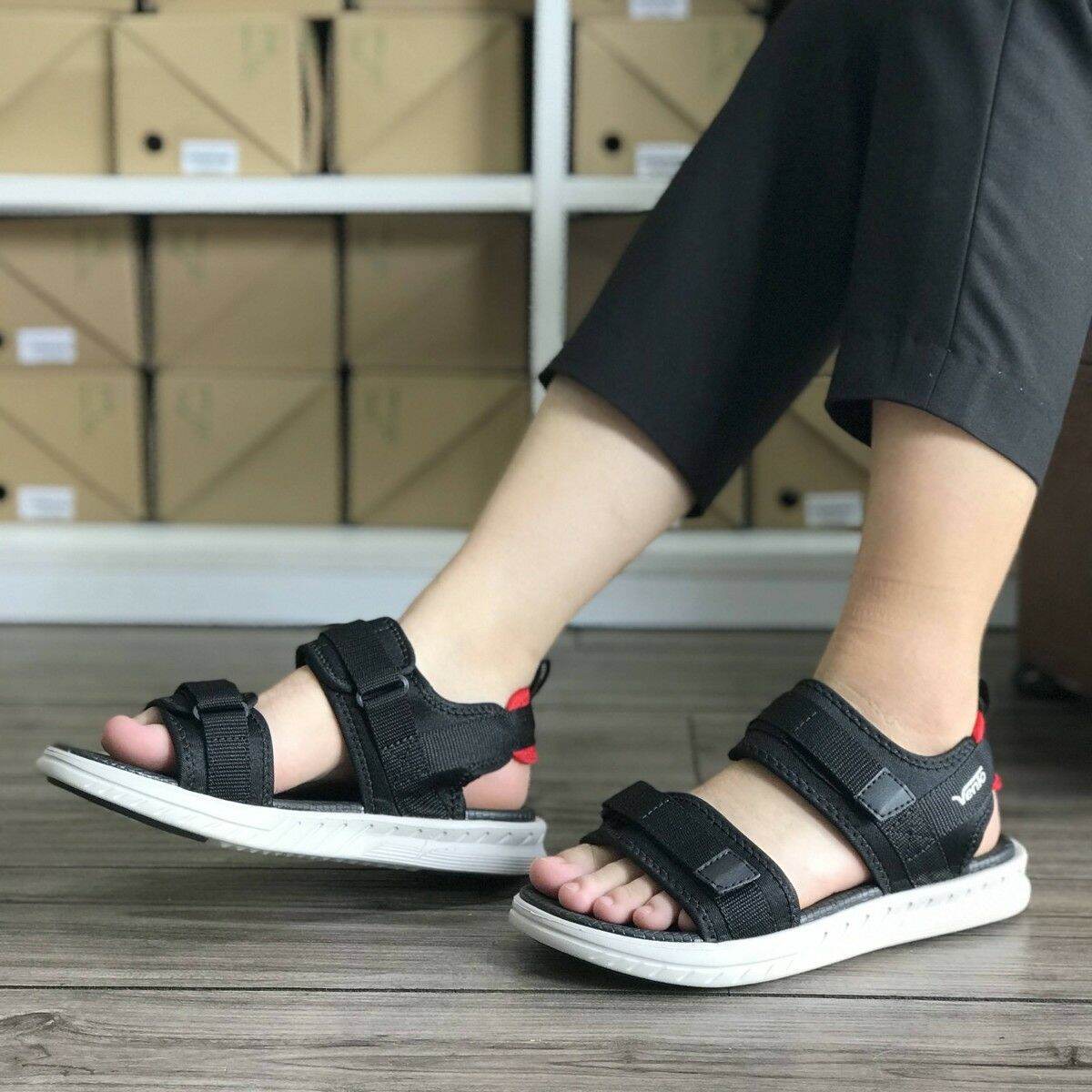 Sandal Vento nữ Cao cấp bền đẹp SD-NB81 Đen/be (size 35-39)