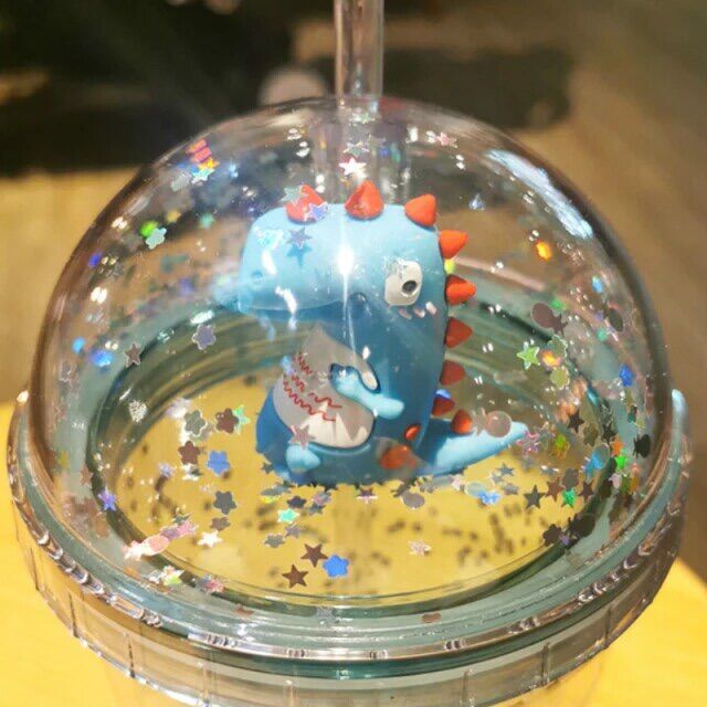 Bình Đựng Nước Khủng Long 3D Cute 500ml Cho Bé Chăm Uống Nước