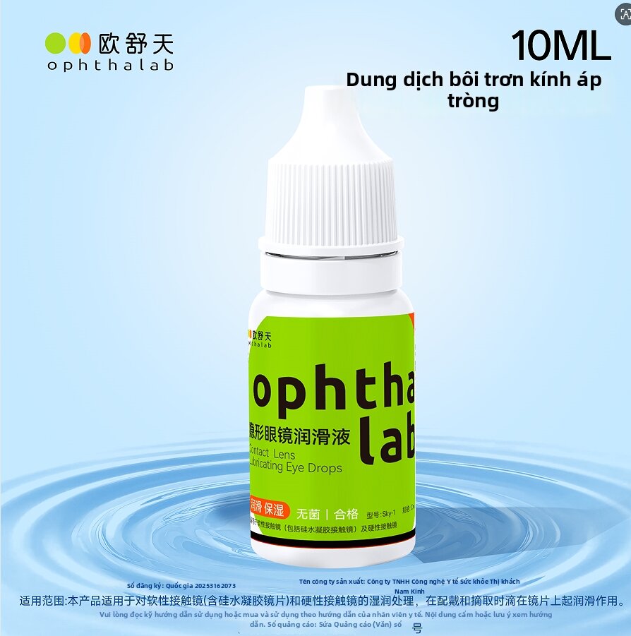 OphthaLab | Giọt Nhỏ Mắt Bôi Trơn Đặc Biệt Cho Kính Cận 10ml