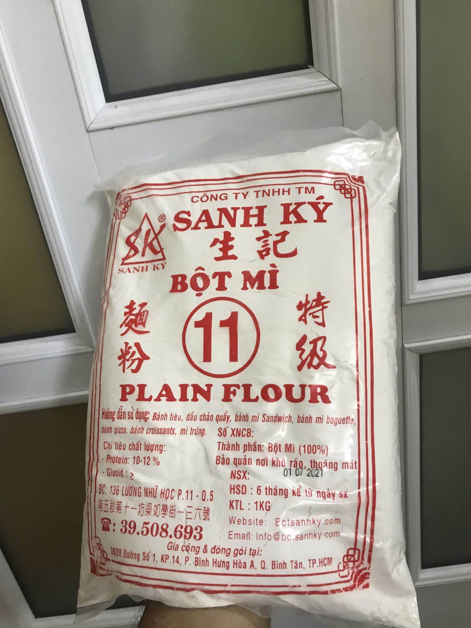 Bột mì số 11 hiệu sanh ký - 1kg