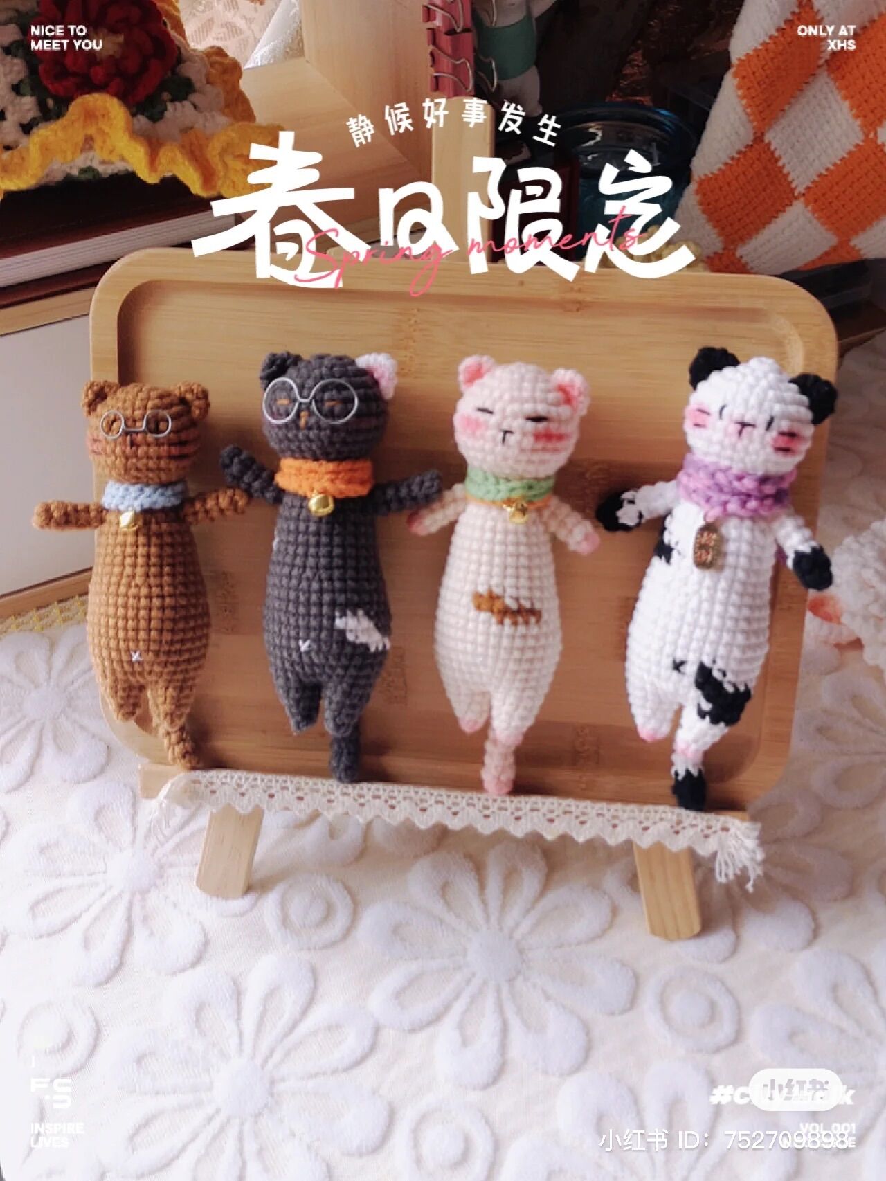 Móc khoá mèo /móc khoá len handmade 100% (chọn màu vui lòng inbox shop)