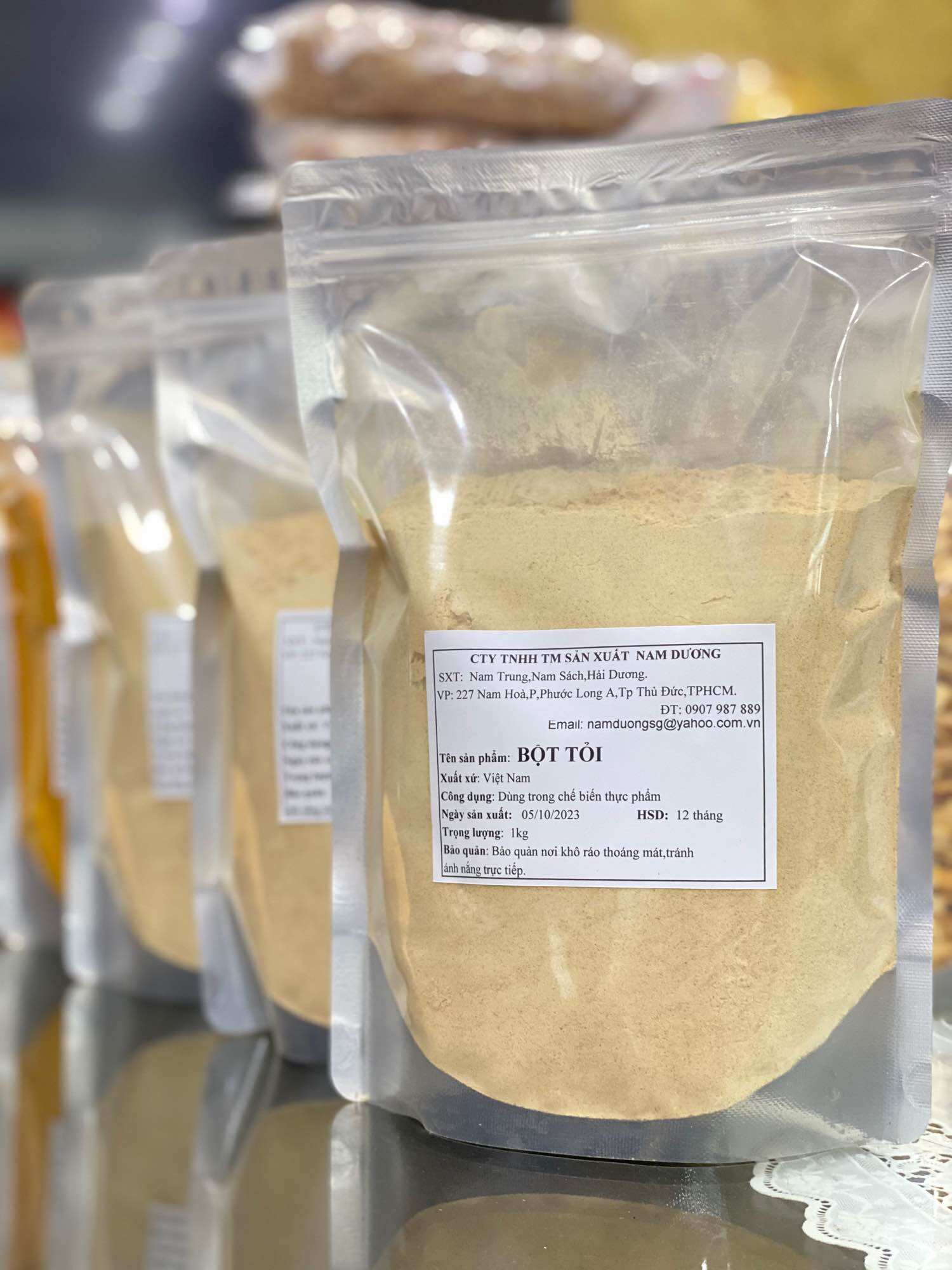 Bột Tỏi Nguyên Chất 100% ướp thịt thơm ngon - 1kg