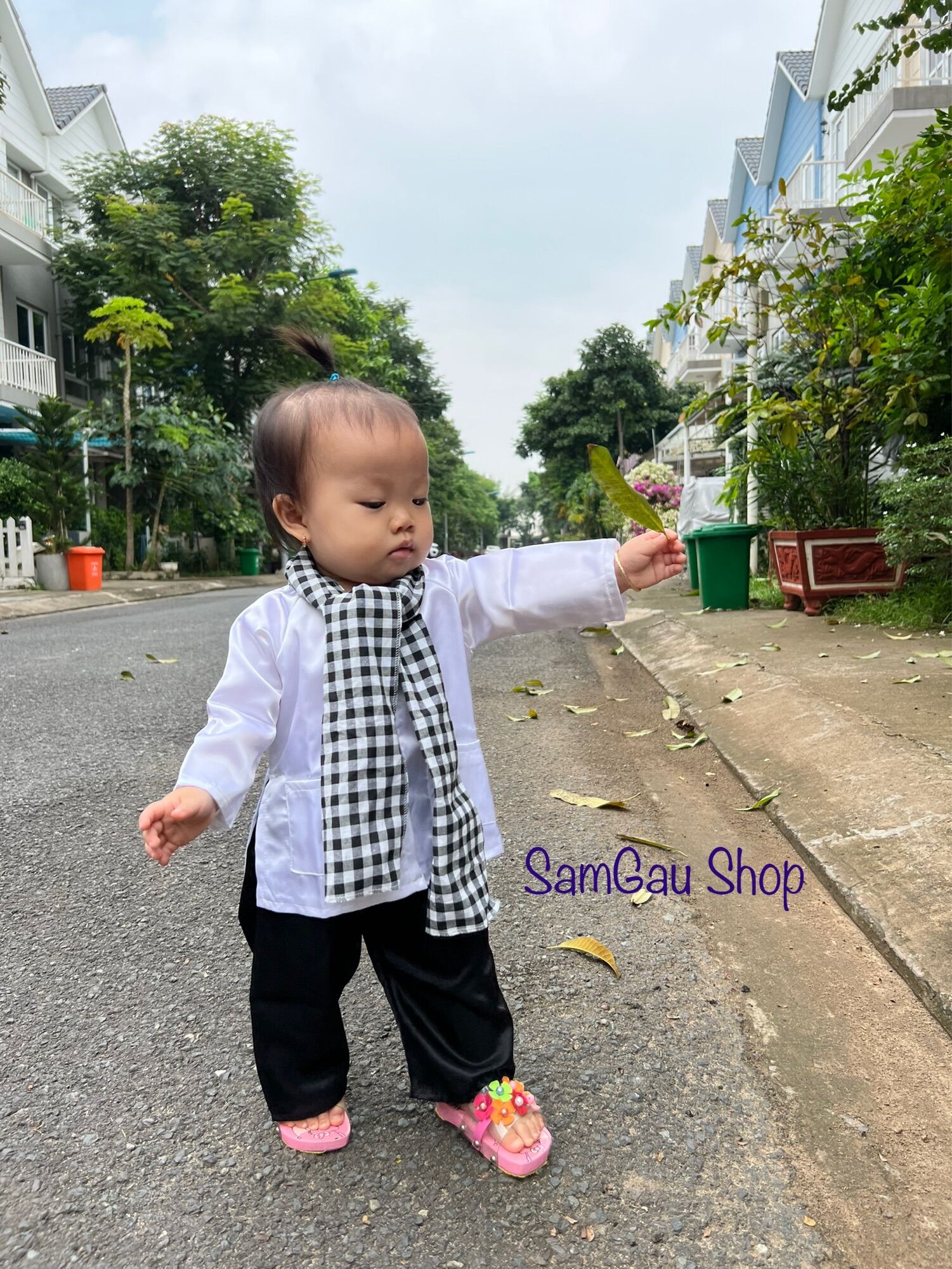 Bộ bà ba truyền thống cho bé Trai bé Gái bé từ 7-30kg Samgo Shop