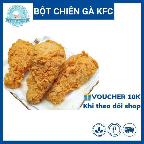Bột Chiên Gà KFC Tặng kèm gia vị Hành Tỏi mix sẵn , Áp dụng chiên bò, heo, tôm, mực, rau củ... Tặng công thức chiên gà chuẩn kfc, bột chiên: bột mì, bột hành tỏi, bột nghệ...Phố Nguyễn Store