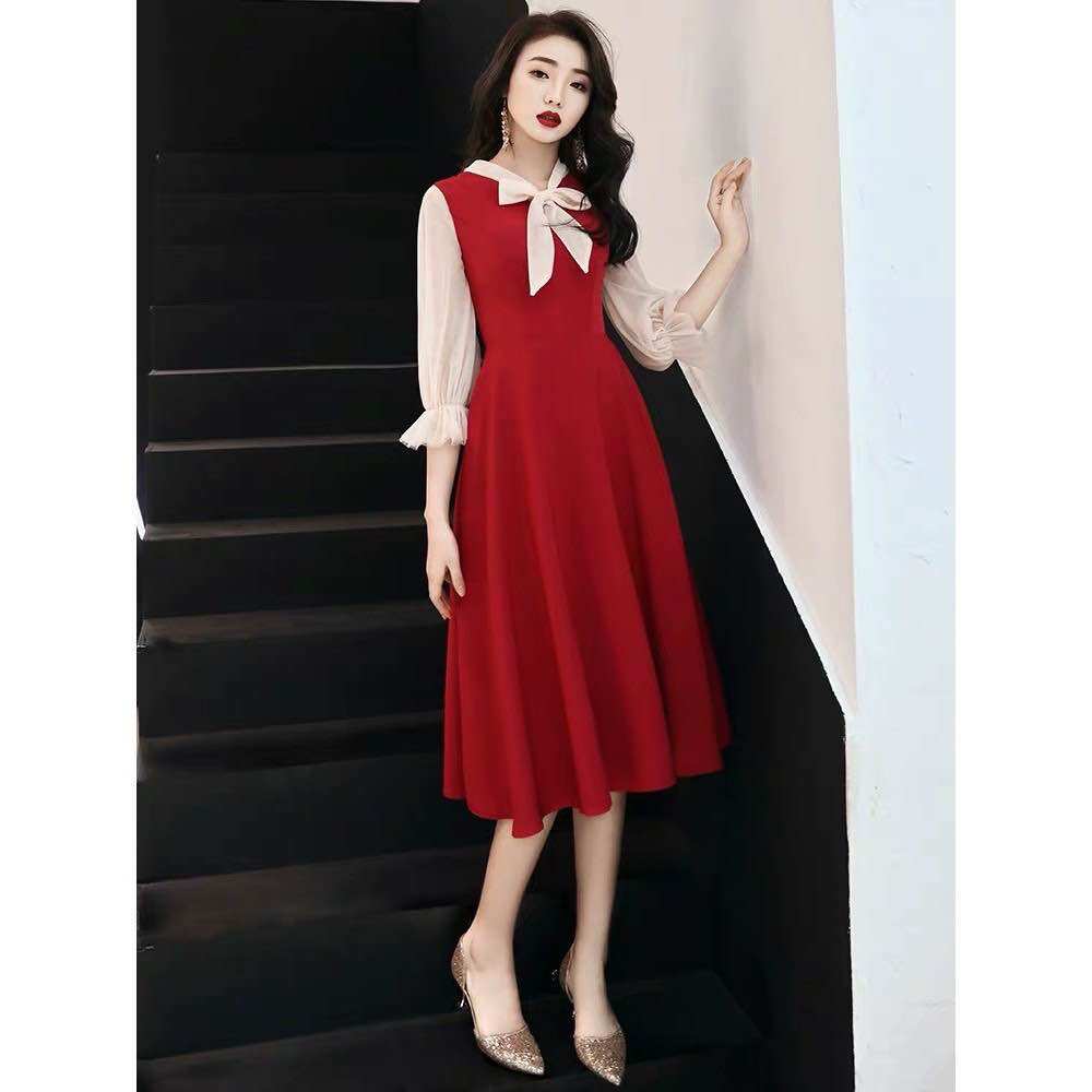 Đầm Nude Đỏ/ Nude Đen đủ size Mẹ & Bé (có bán lẻ)