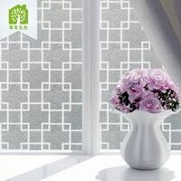 5M decal dán kính ô vuông khổ 60cm keo sẵn