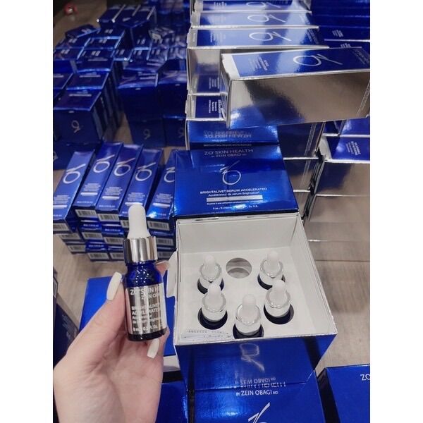 Tinh chất mờ nám trắng sáng da ZO Brightalive Serum Accelerated 8ml - Mướt Cosmetics