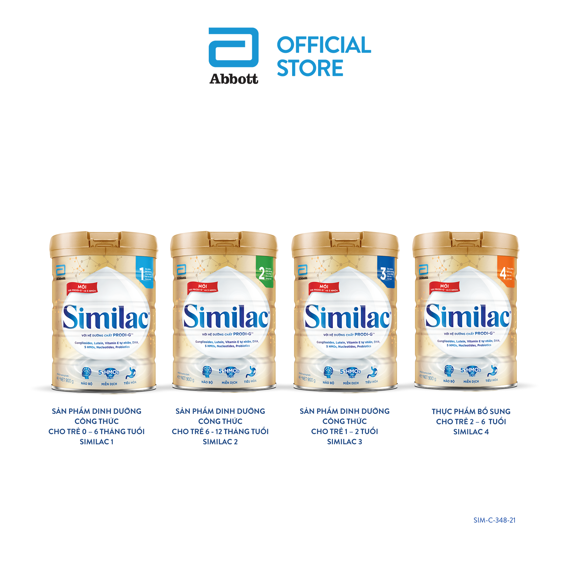 Sữa bột Abbott Similac số 1 hộp 900gram