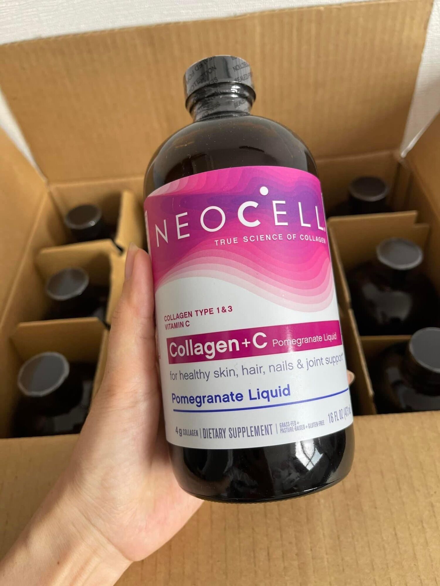 Colagen lựu đẹp da dạng nước