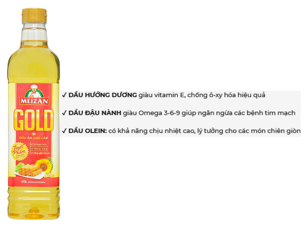 Dầu Ăn Meizan Gold 1L ( combo 2 chai)