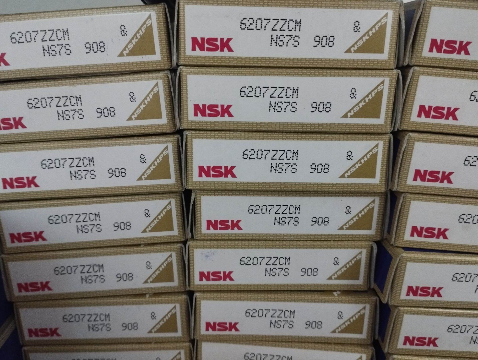 Vòng bi - bạc đạn  6207-ZZCM - NSK nắp sắt
