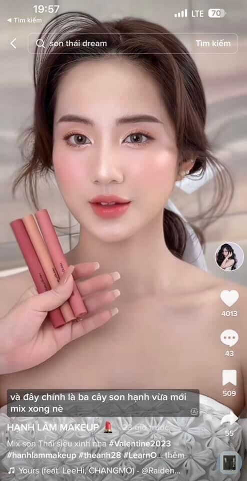 Set 6 son refreshing dream thái lan