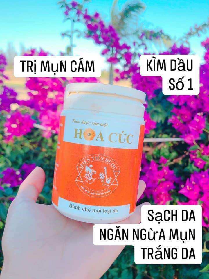 Bột Rửa Mặt Thảo Dược_ Hoa Cúc_150g_Kiềm dầu số 1