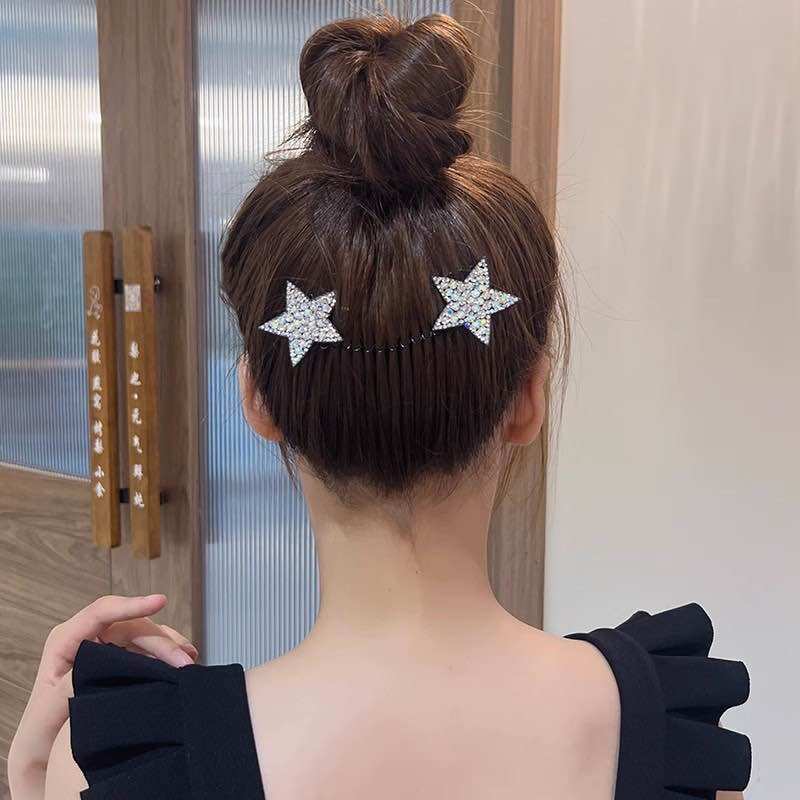 Lược Cài Tóc Con Hình Ngôi Sao Đính Đá Cho Nữ