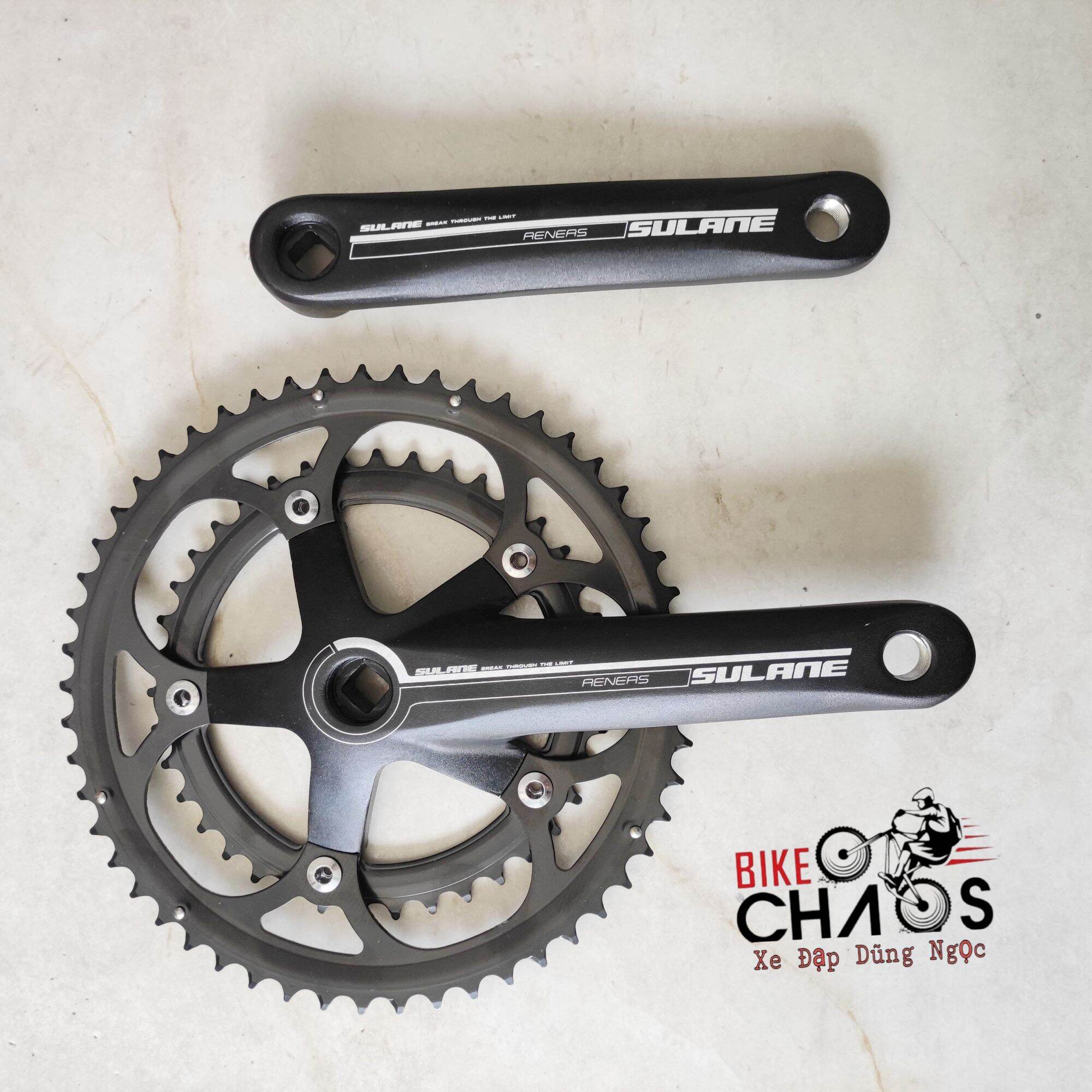 Đùi Đĩa Xe Đạp  Nhôm Cao Cấp Sulane 2 Tầng 53 Răng