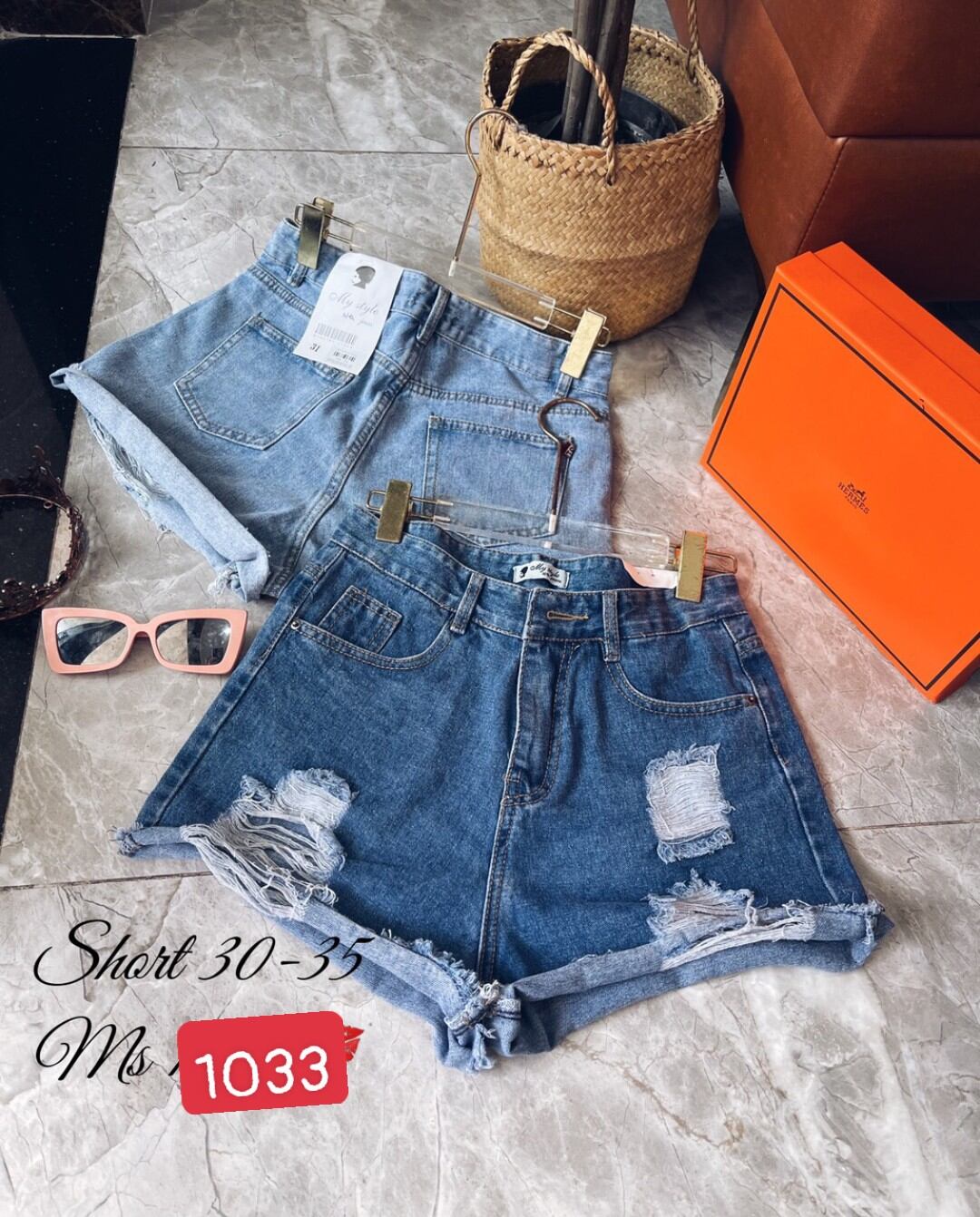 Quần short jean size đại 55-100kg