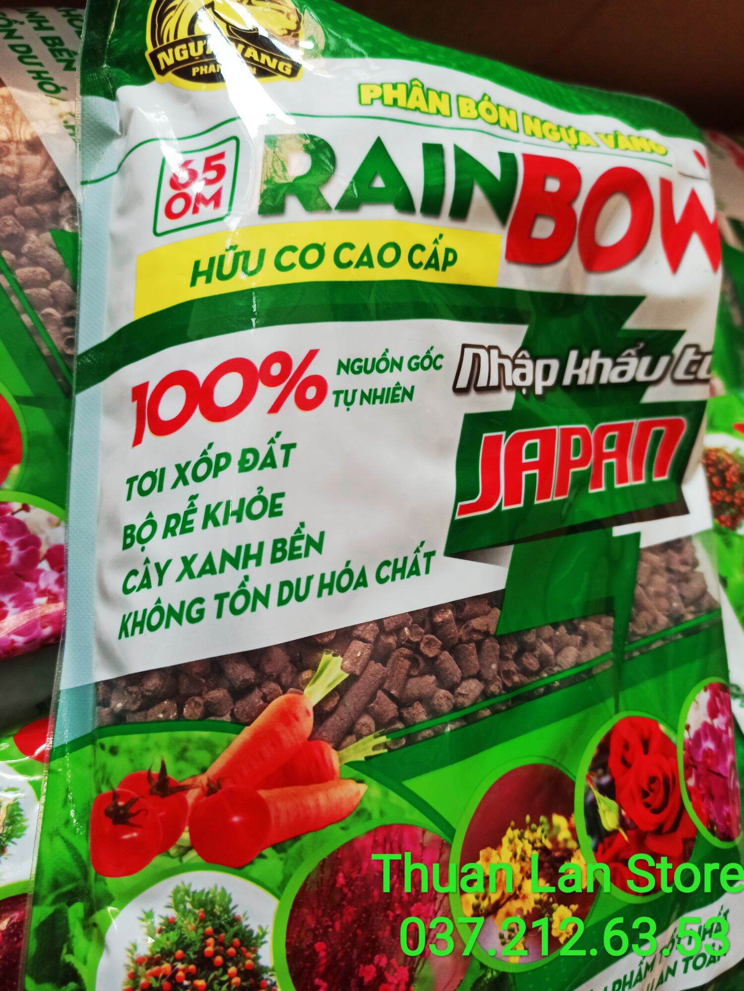 Phân Hữu Cơ RAIN BOW Nhập Từ Japan gói 1kg
