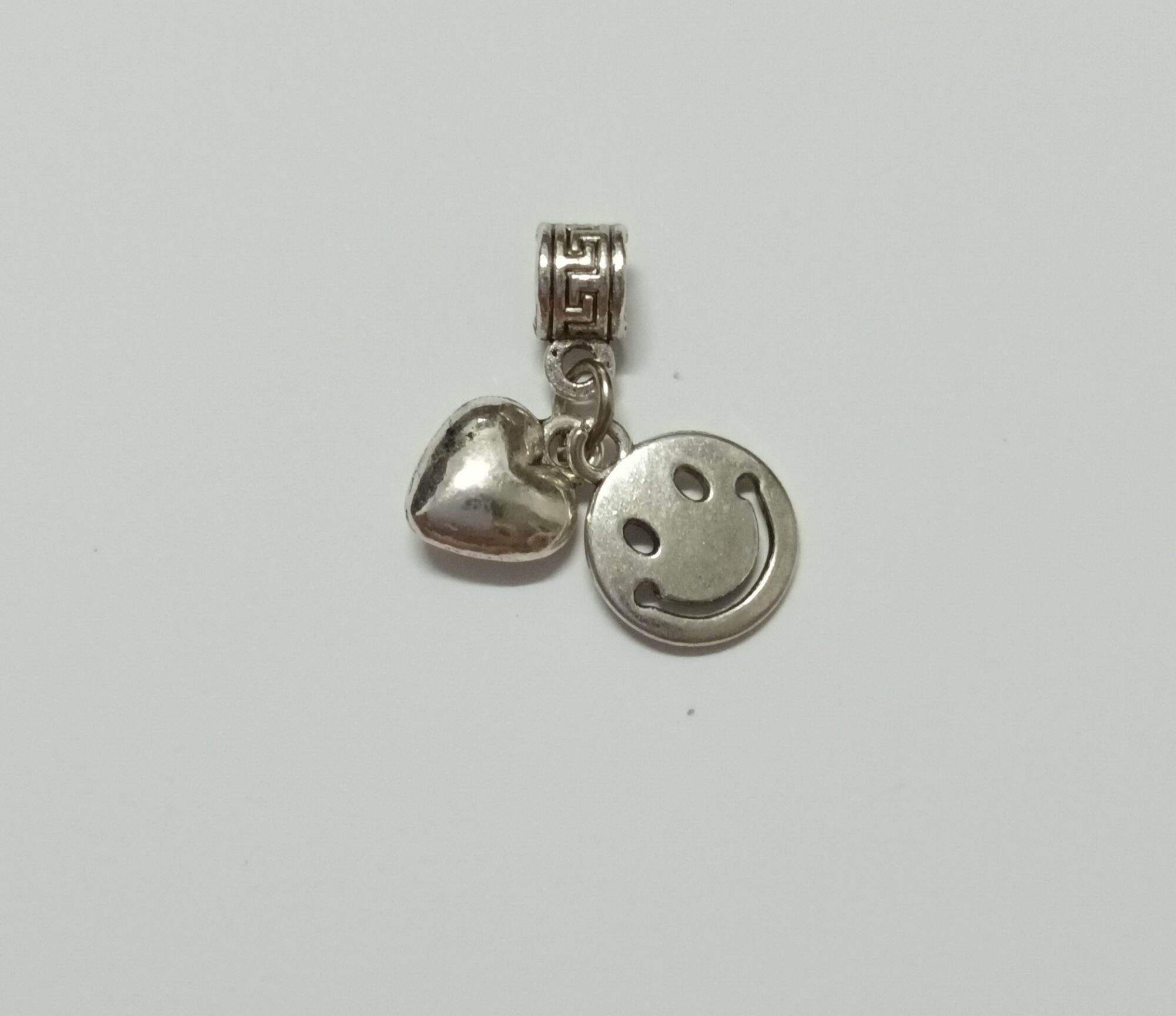 Charm Mở Cửa Trái Tim bạc thái ống lùa chặn vòng
