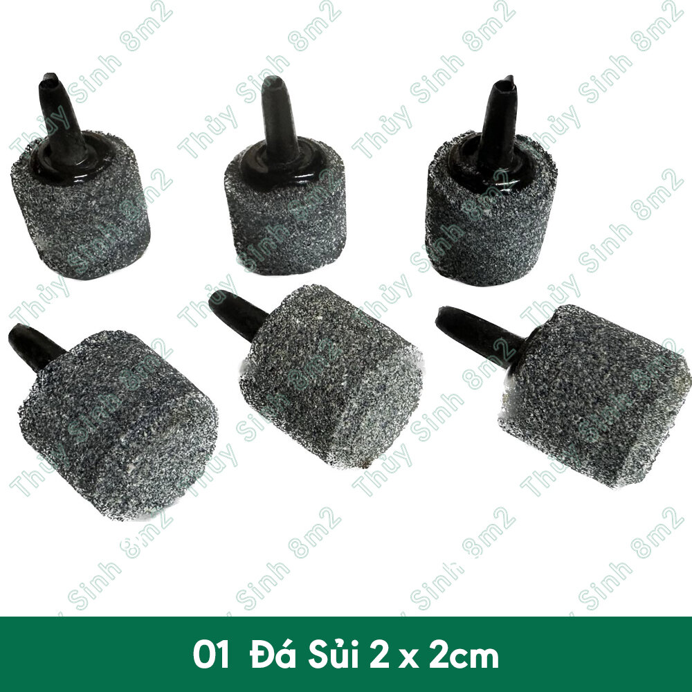 Đá sủi oxy, cục sủi oxy nhỏ, sủi trụ sủi oxy hồ cá | 8m2