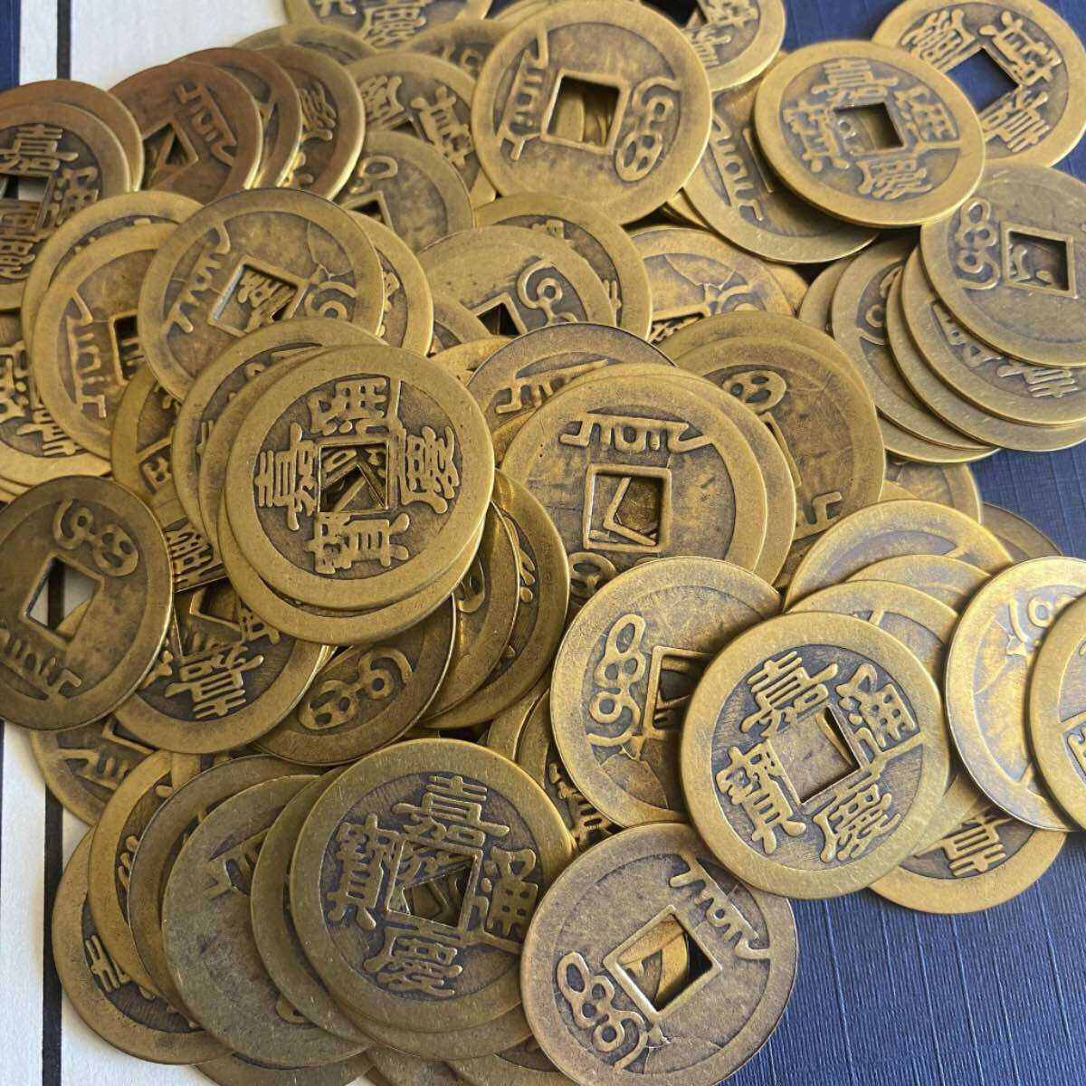 Đồng xu cổ, đồng tiền xu, đồng xu ngũ đế phong thuỷ