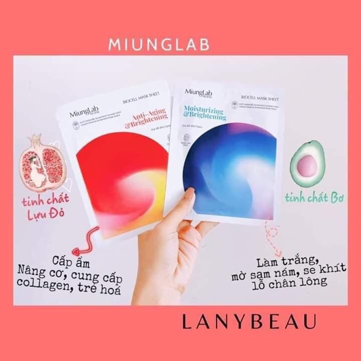 [HCM]Mặt nạ nước dừa tươi Miung Lab (7 miếng)