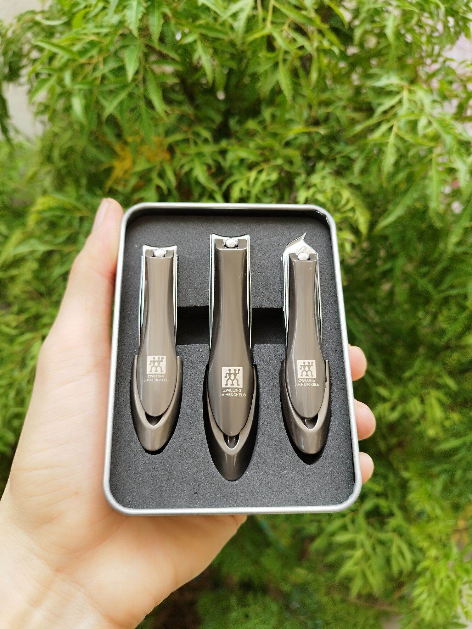 Hộp 3 chiếc bấm móng tay ĐỨC cao cấp