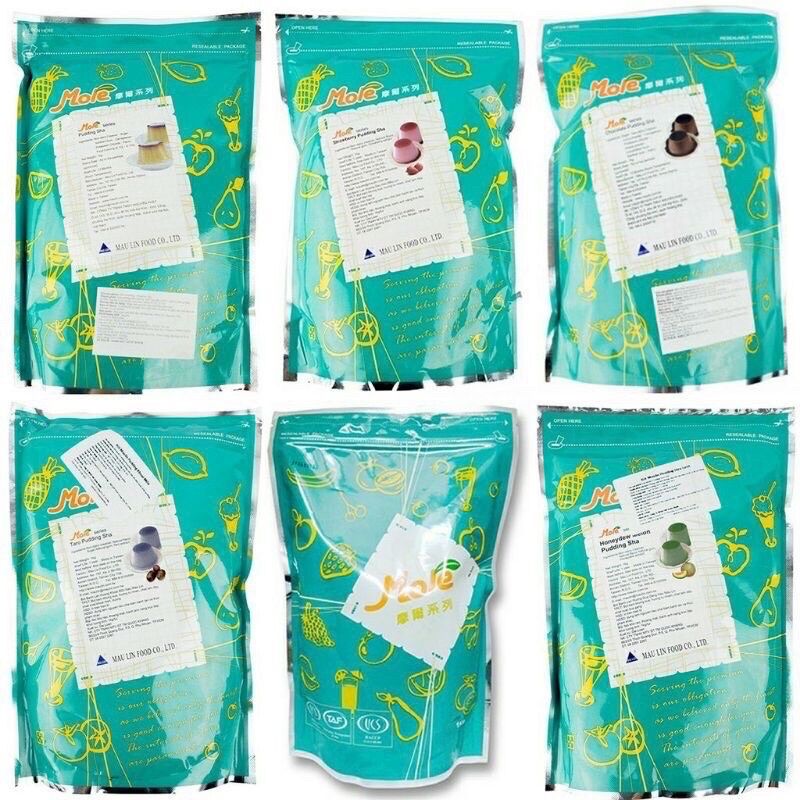 Bột Pudding Mole Maulin nhiềuu vị gói 500gr