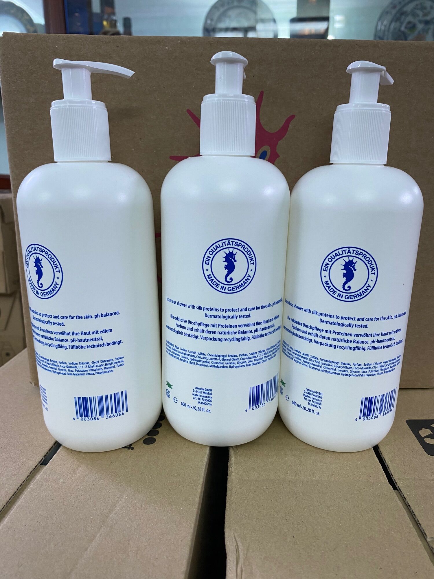 SỮA TẮM CÁ NGỰA ALGEMARIN CHAI VÒI + LỚN 600ML 🇩🇪