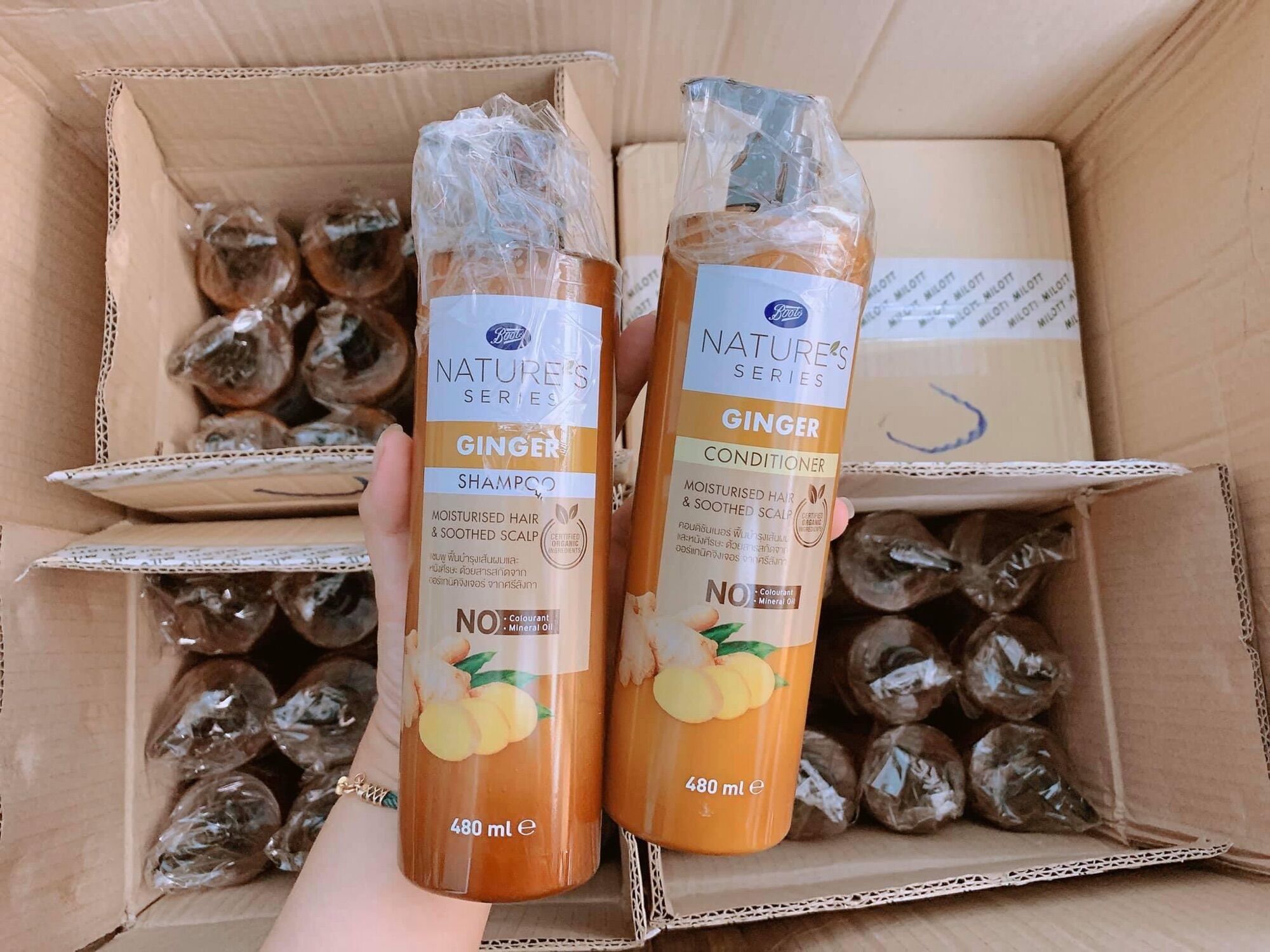 Dầu xả gừng thái lan