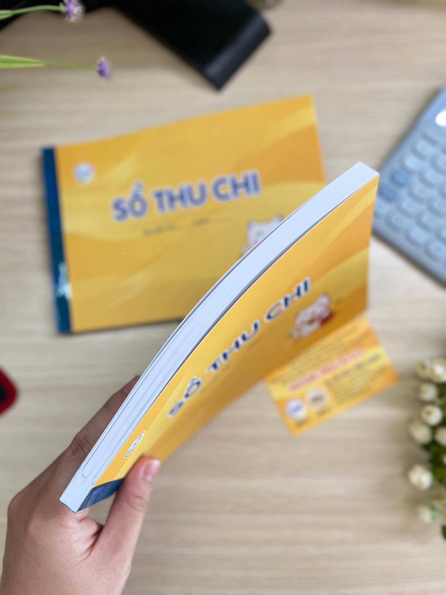 Sổ Thu Chi khổ A5/70 tờ quyền