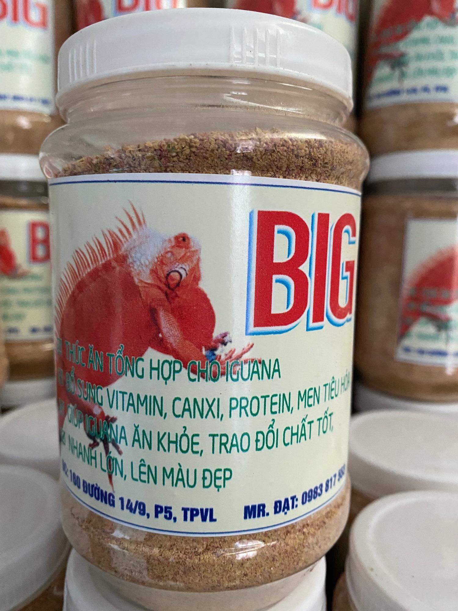 Thức ăn BIG. Thức ăn bổ sung cho iguana 300g