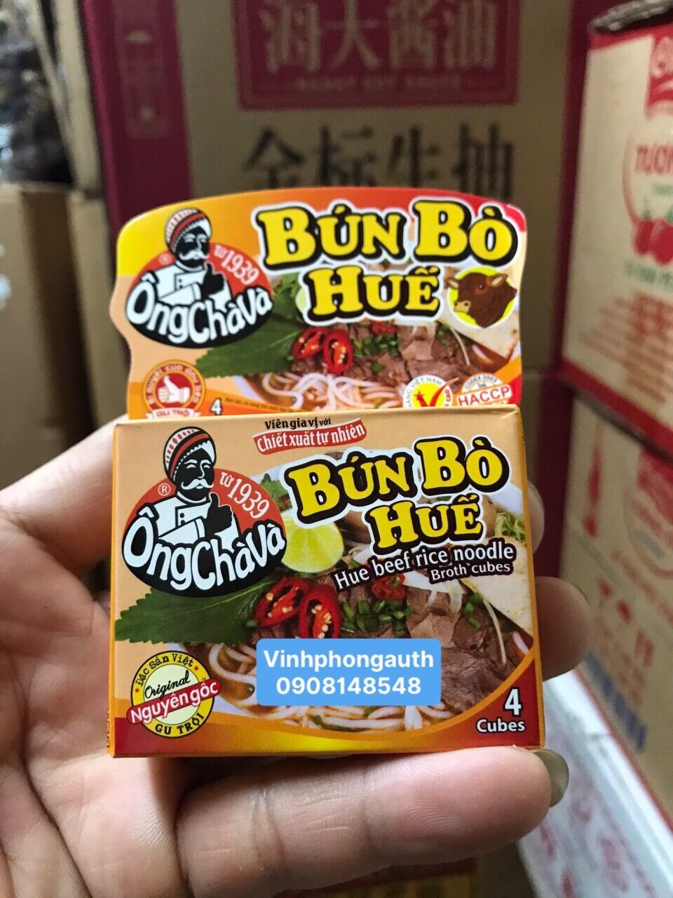 Viên gia vị nấu bún bò huế Ông Chà Và