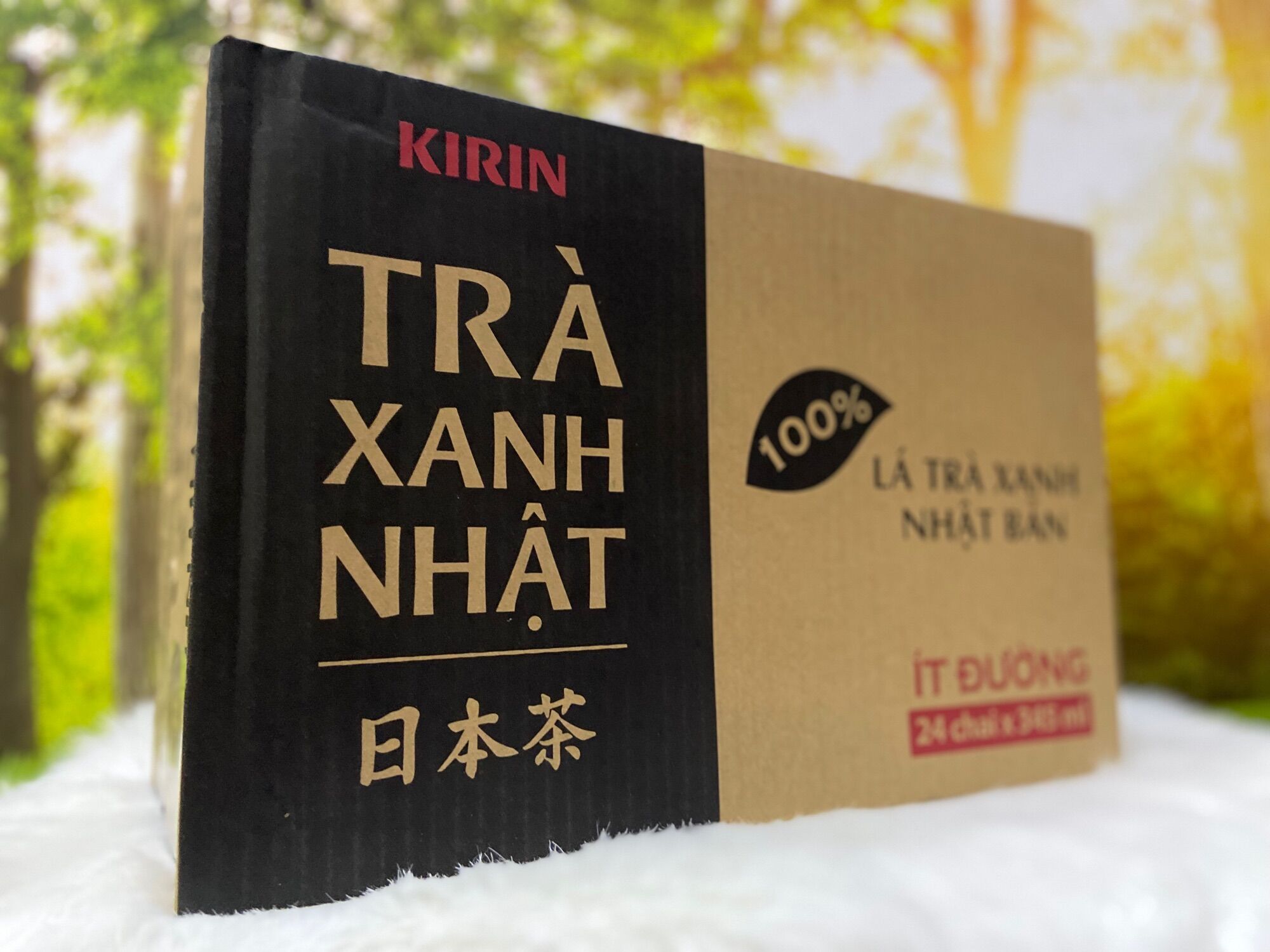 1 Thùng Trà Xanh Nhật Kirin/Thùng 24Chai*345ml