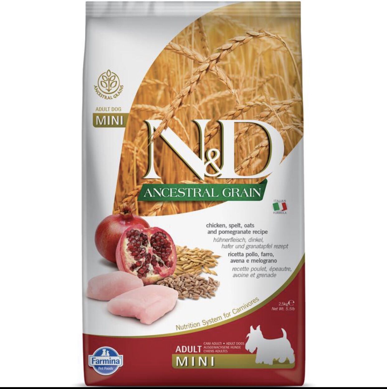 2.5kg hạt khô cho chó Farmina N&D Ancestral Grain Dog Chicken & thumbnail