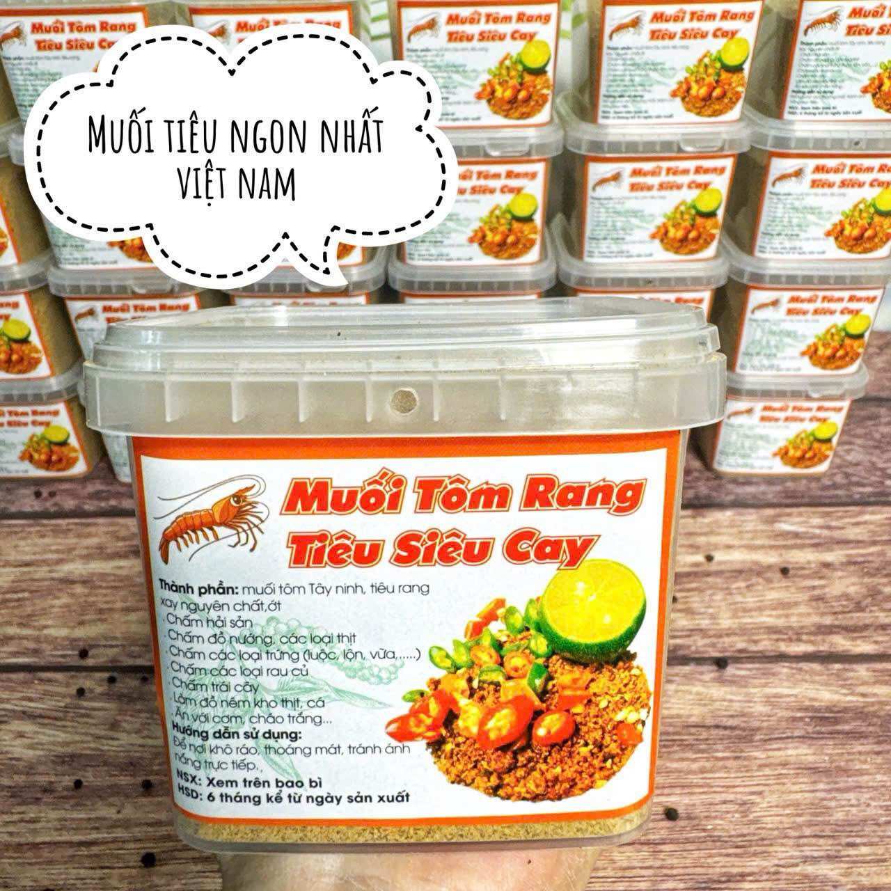 Muối tôm rang tiêu siêu cay 260g